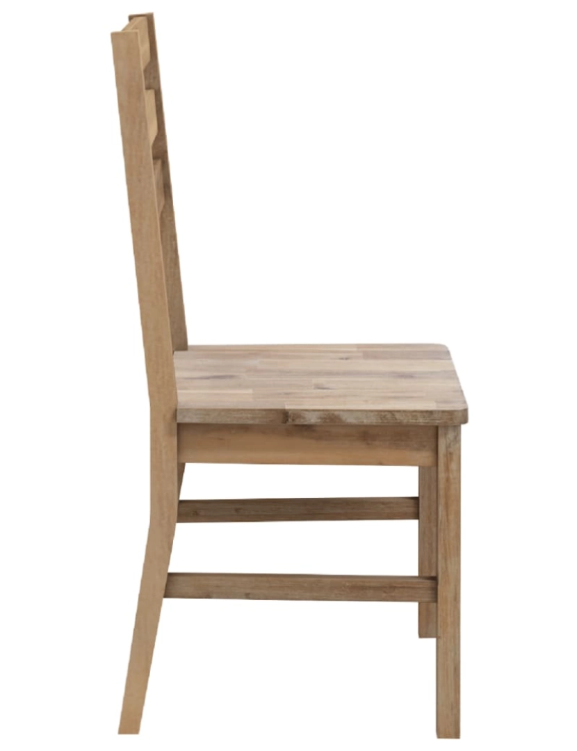 imagem de vidaXL Cadeiras de jantar 2 pcs madeira acácia maciça6