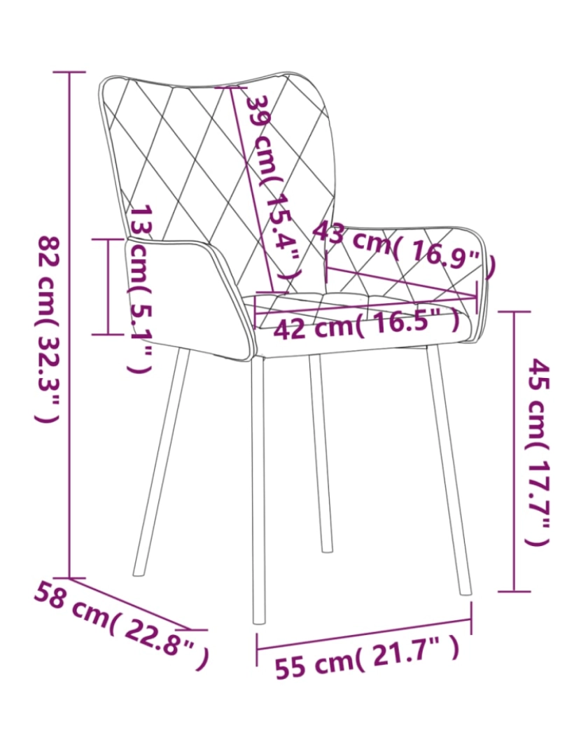 imagem de vidaXL Cadeiras de jantar 2 pcs tecido cinzento-acastanhado10