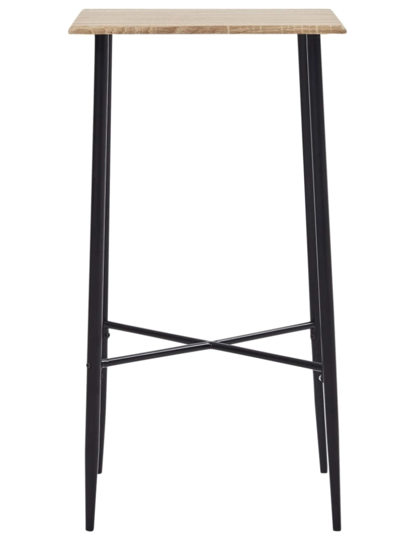 imagem de vidaXL 3 pcs conjunto de bar plástico preto4