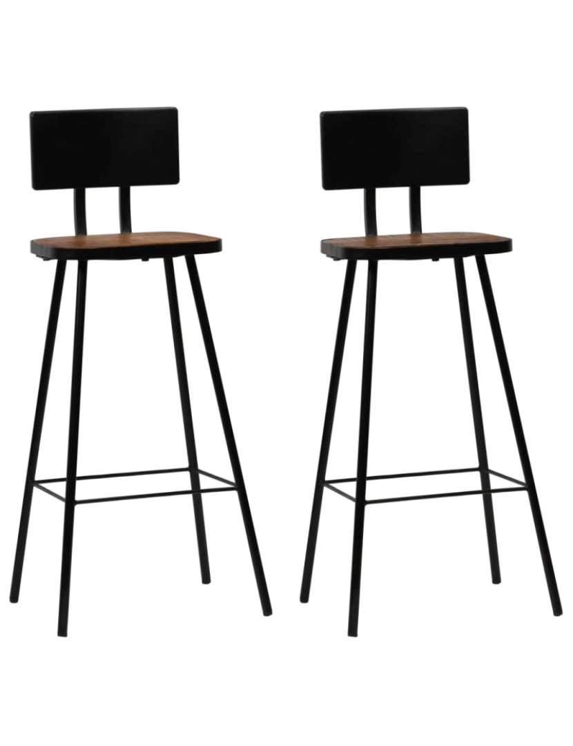 imagem de vidaXL 3 pcs conjunto de bar preto7