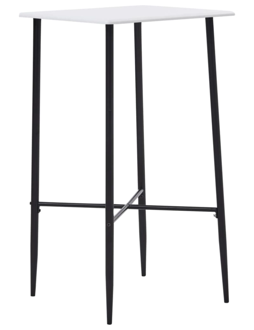 imagem de vidaXL 3 pcs conjunto de bar tecido cinzento-escuro3