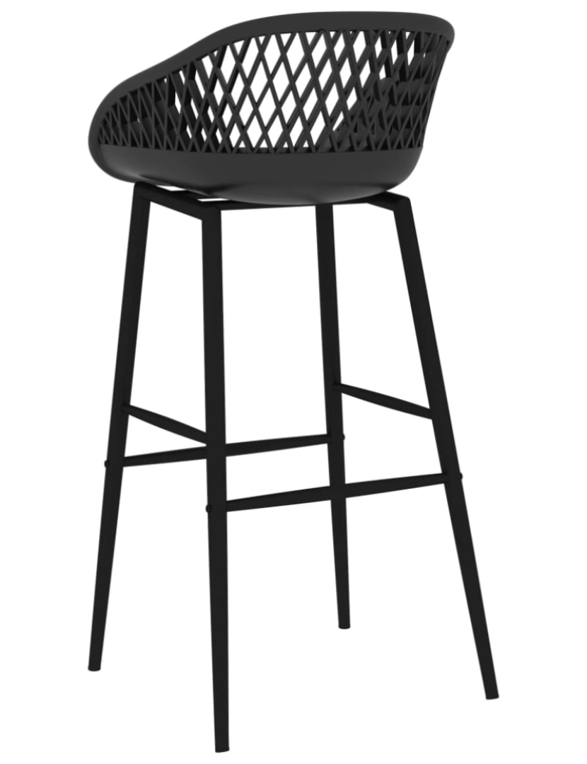 imagem de vidaXL 5 pcs conjunto de bar preto11