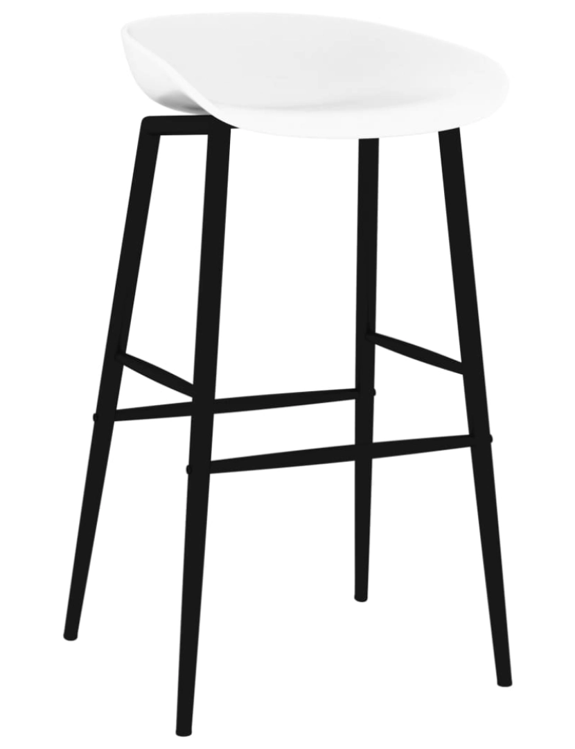 imagem de vidaXL 7 pcs conjunto de bar branco8