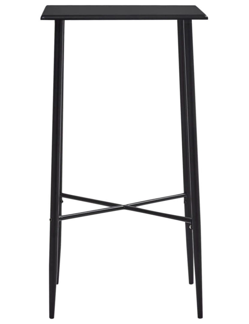 imagem de vidaXL 3 pcs conjunto de bar plástico preto4