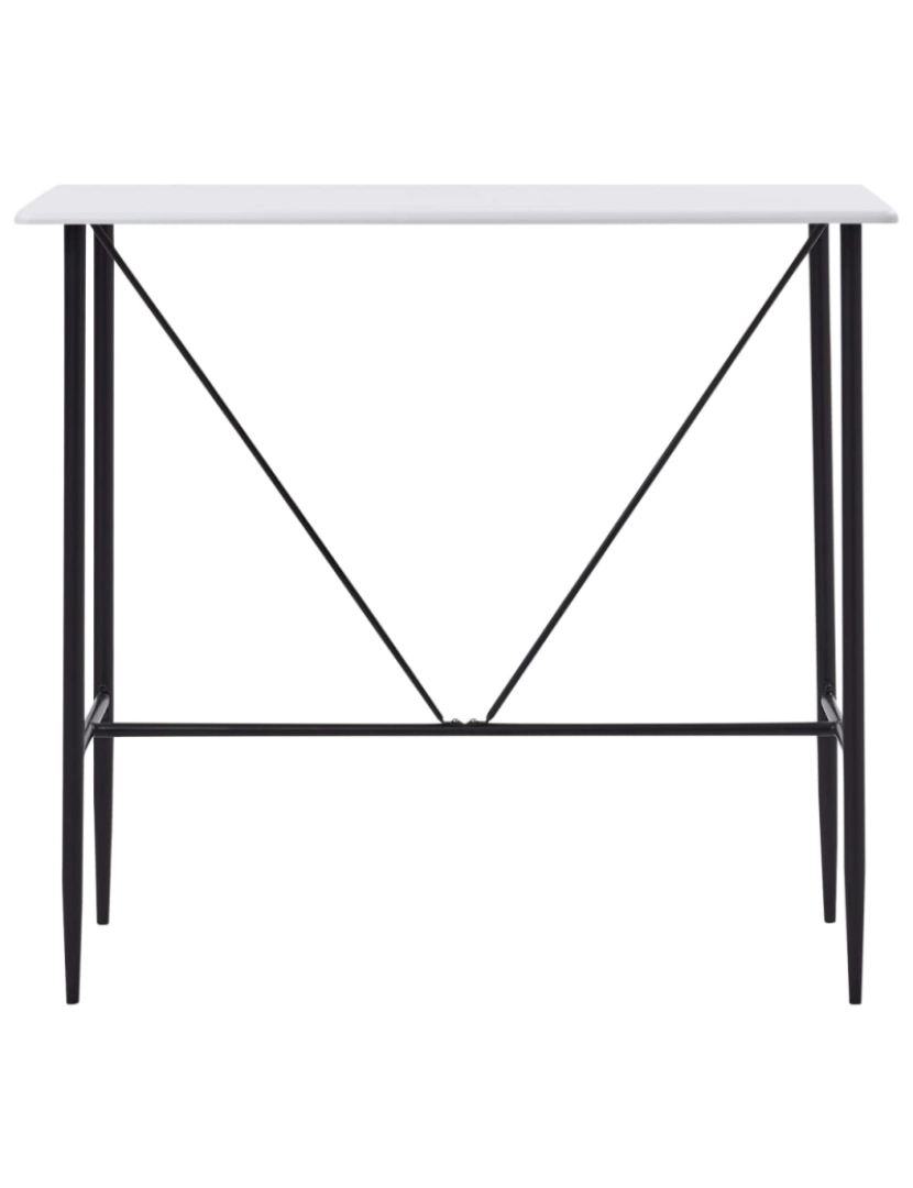 imagem de vidaXL 5 pcs conjunto de bar tecido preto4