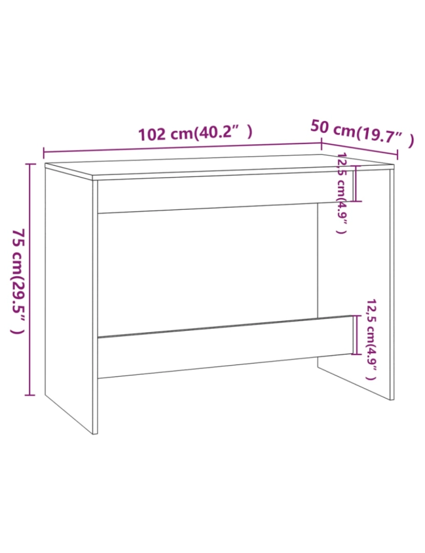 imagem de vidaXL 3 pcs conjunto de jantar contraplacado cor carvalho sonoma11