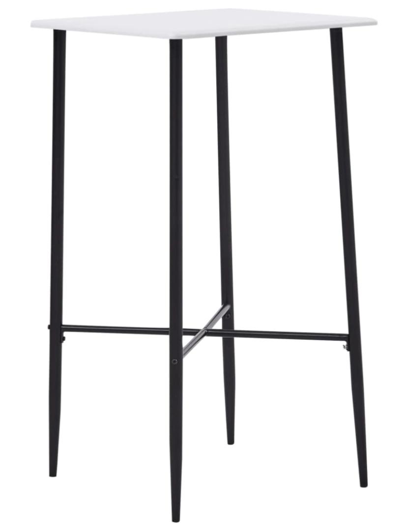 imagem de vidaXL 3 pcs conjunto de bar plástico preto3