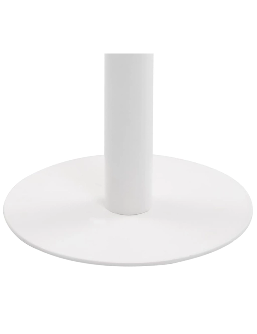 imagem de vidaXL Mesa bistrô 50x50 cm MDF castanho-claro6