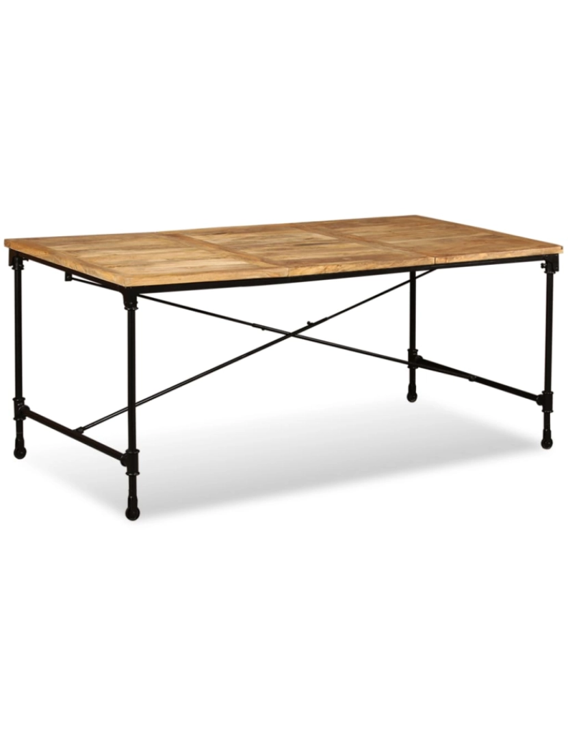 Vidaxl - vidaXL Mesa de jantar madeira de mangueira maciça 180 cm