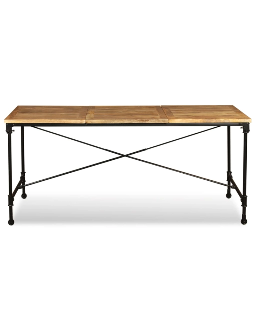 imagem de vidaXL Mesa de jantar madeira de mangueira maciça 180 cm9