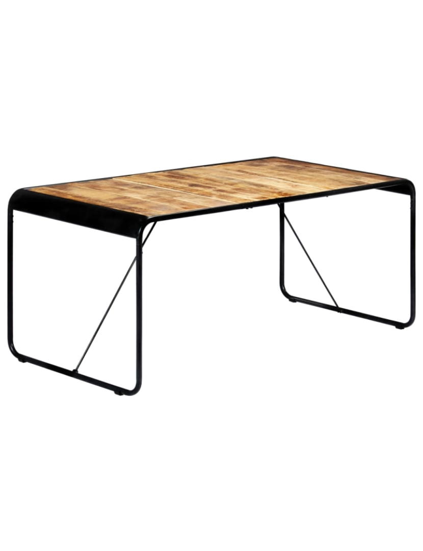 Vidaxl - vidaXL Mesa de jantar 180x90x76 cm madeira de mangueira maciça áspera