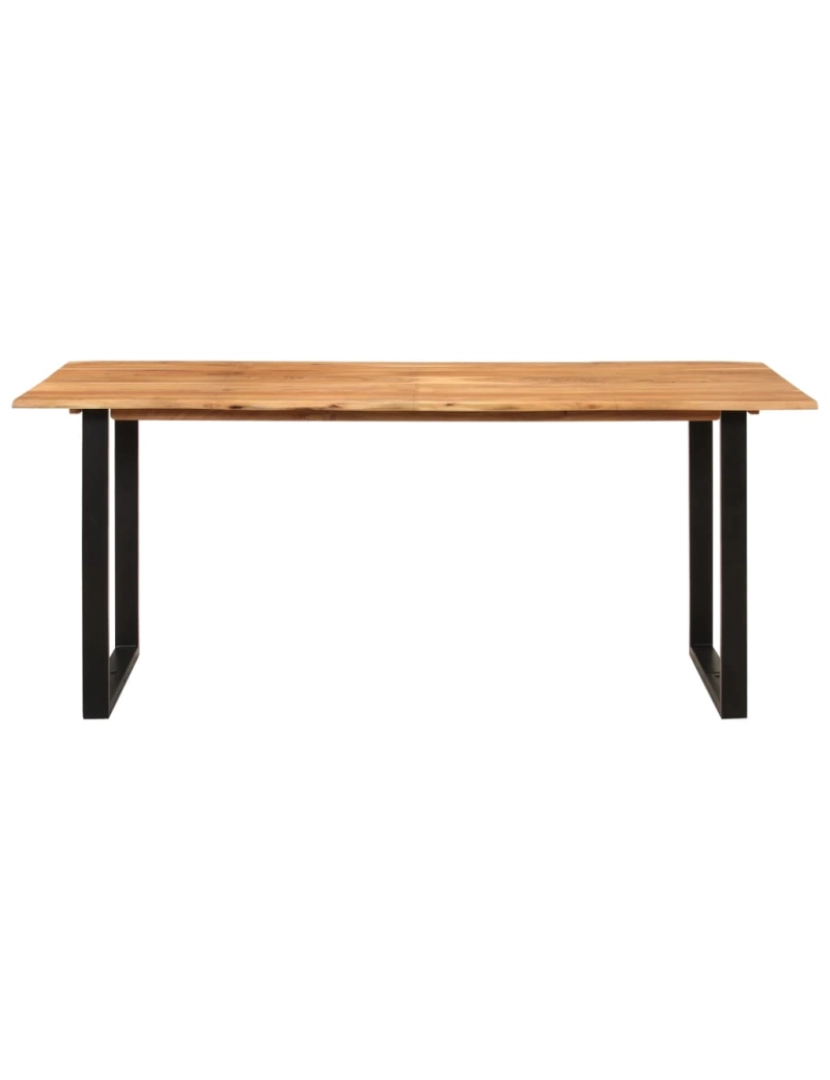 imagem de vidaXL Mesa de jantar 180x90x76 cm madeira de acácia maciça3