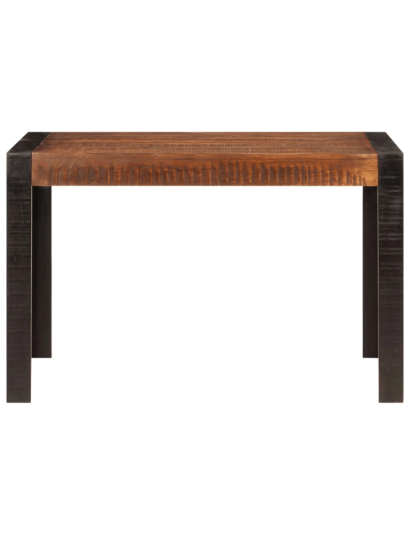 imagem de vidaXL Mesa de jantar 120x60x76 cm mangueira maciça castanho-mel3