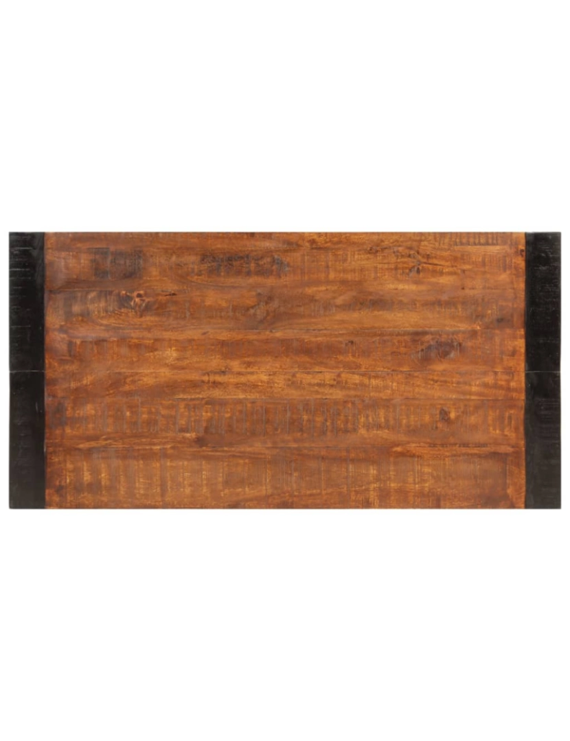 imagem de vidaXL Mesa de jantar 120x60x76 cm mangueira maciça castanho-mel5