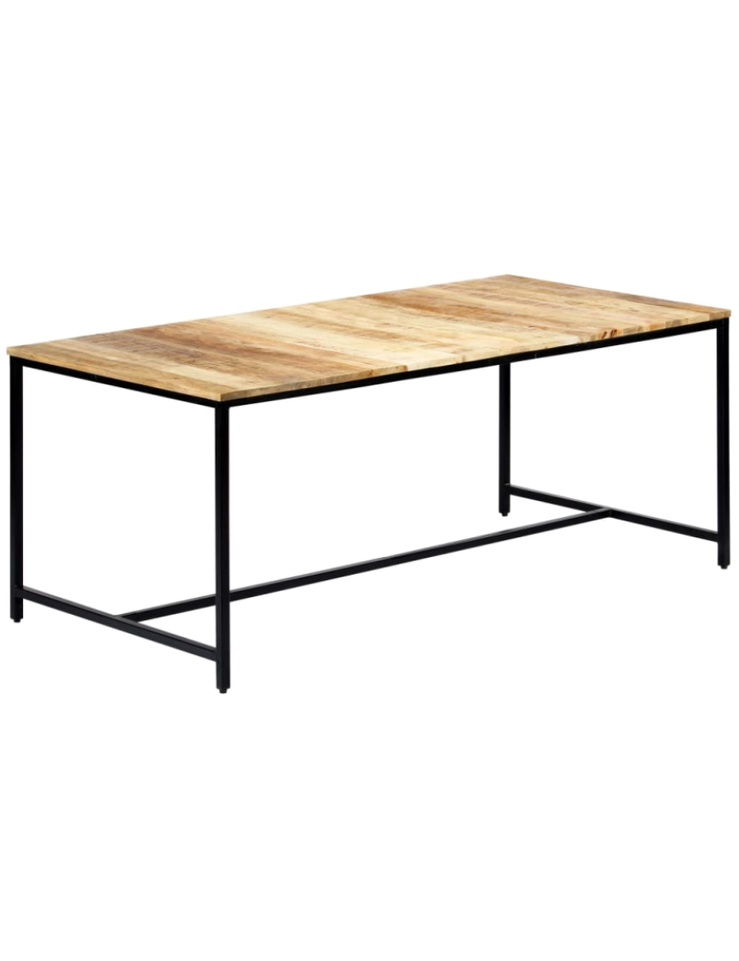 Vidaxl - vidaXL Mesa de jantar 180x90x75 cm madeira de mangueira maciça áspera