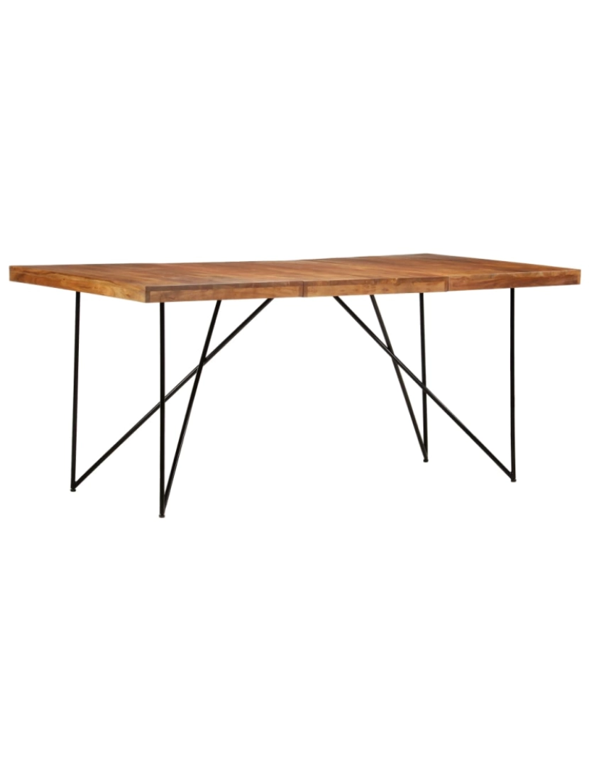 Vidaxl - vidaXL Mesa de jantar 180x90x76 cm madeira de acácia maciça