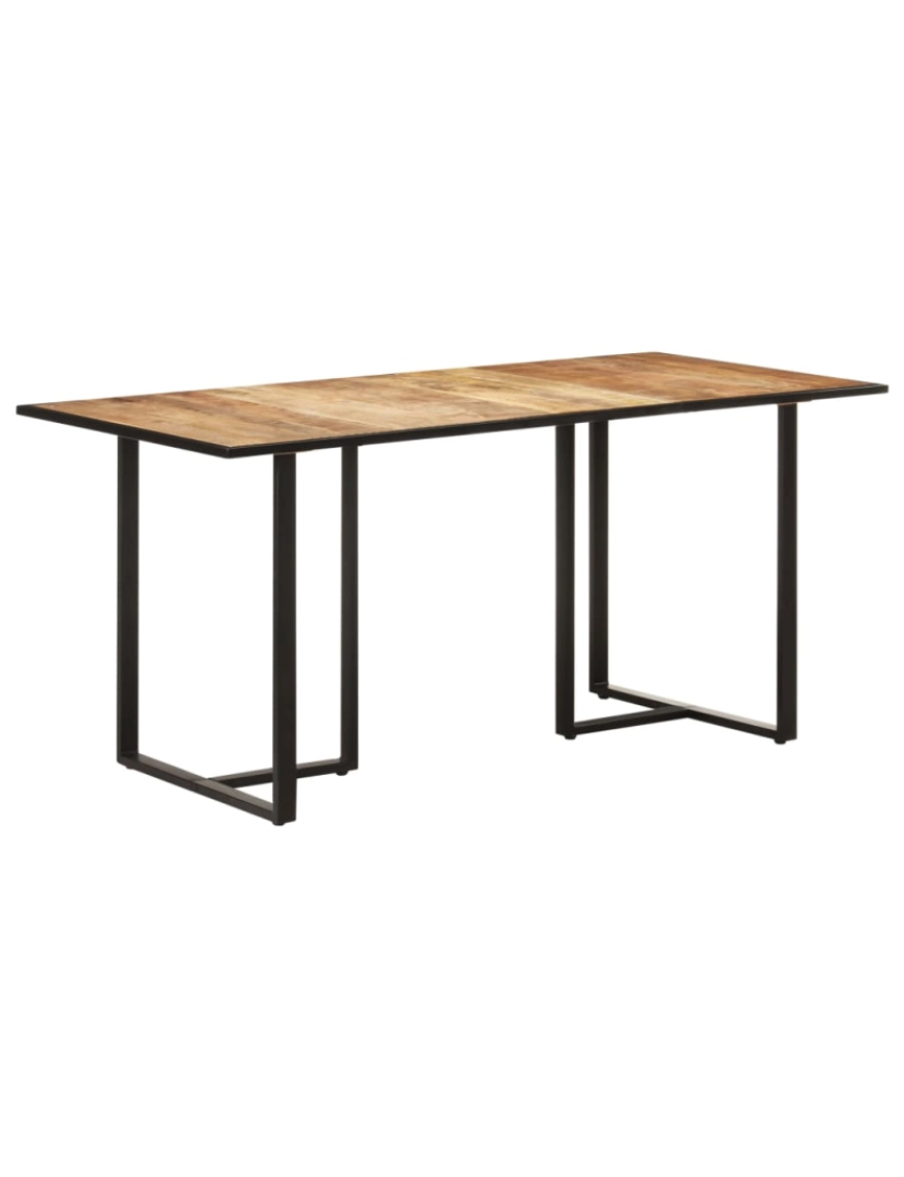 Vidaxl - vidaXL Mesa de jantar 160 cm madeira de mangueira áspera