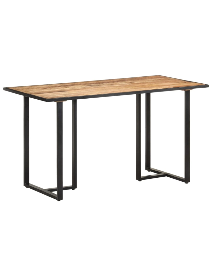 Vidaxl - vidaXL Mesa de jantar 140 cm madeira de mangueira áspera