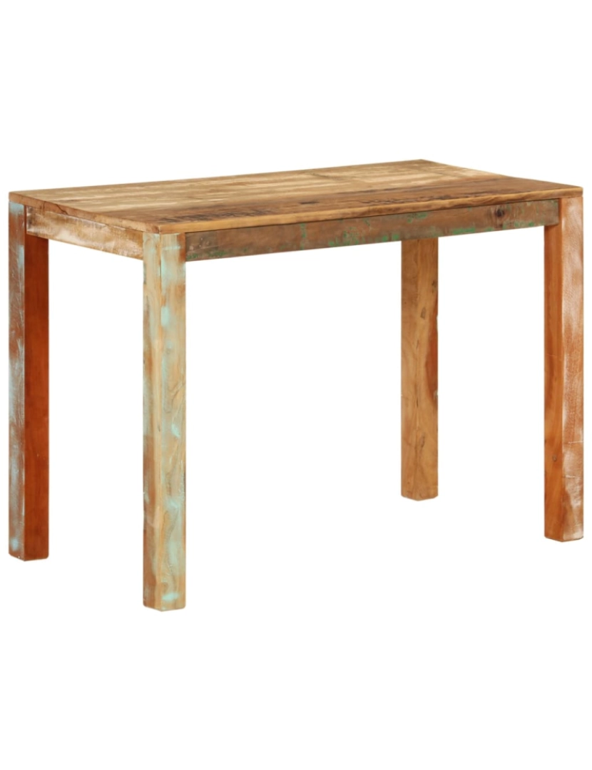 Vidaxl - vidaXL Mesa de jantar 110x55x76 cm madeira recuperada maciça