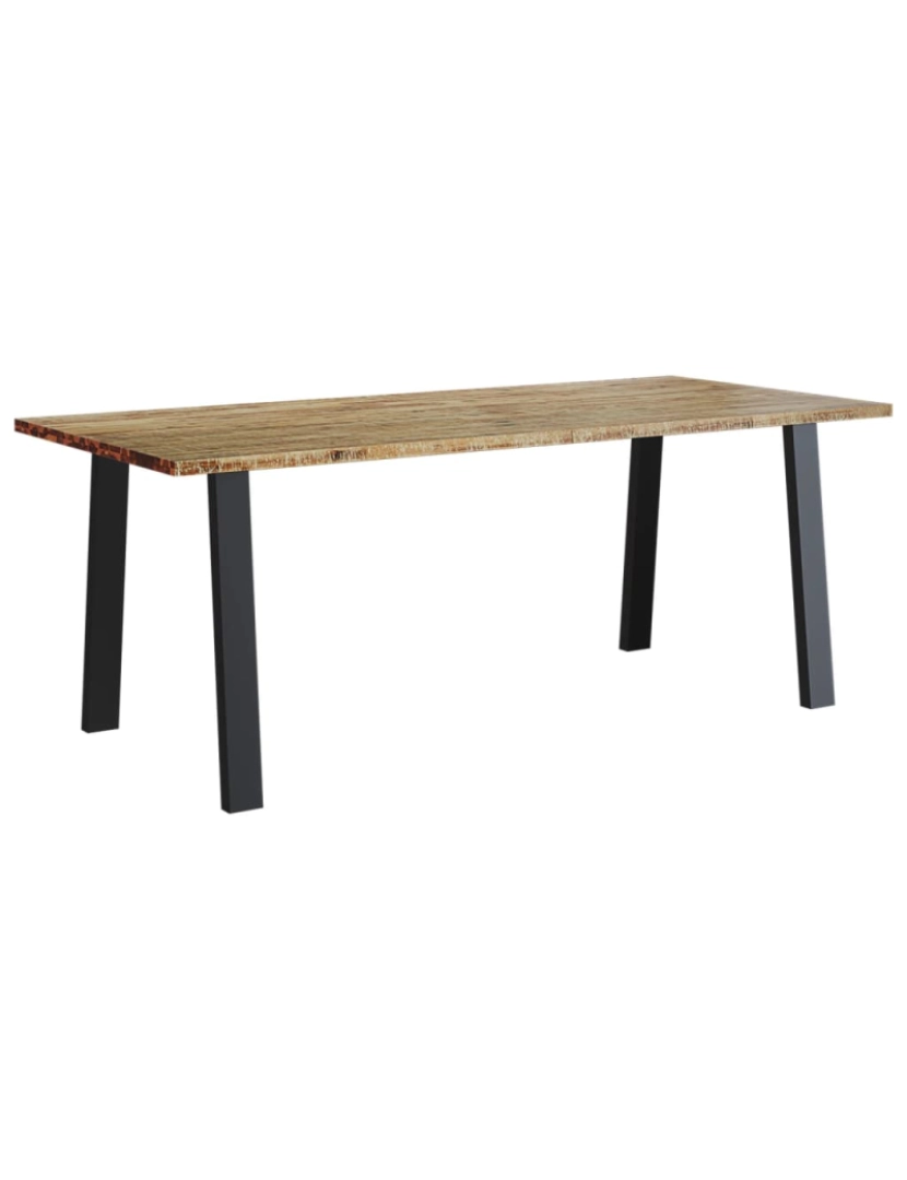 Vidaxl - vidaXL Mesa de jantar 200x90x76 madeira de acácia maciça