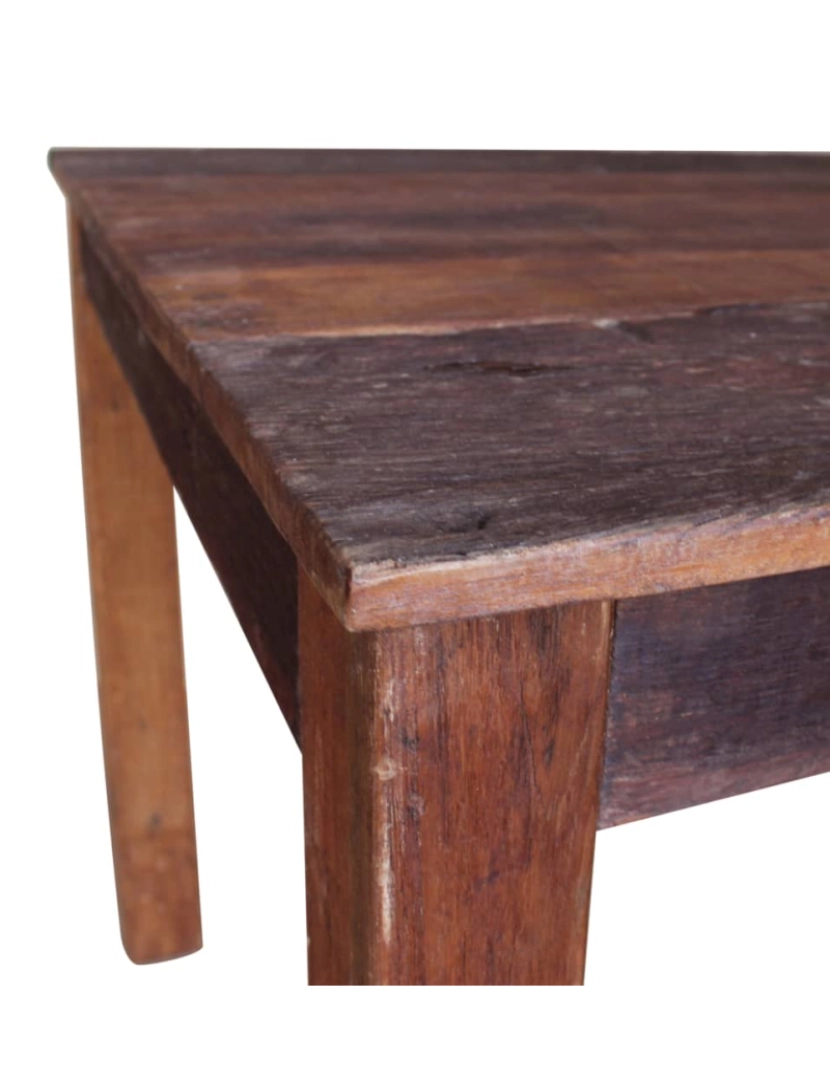 imagem de vidaXL Mesa de jantar madeira reciclada maciça 82x80x76 cm7