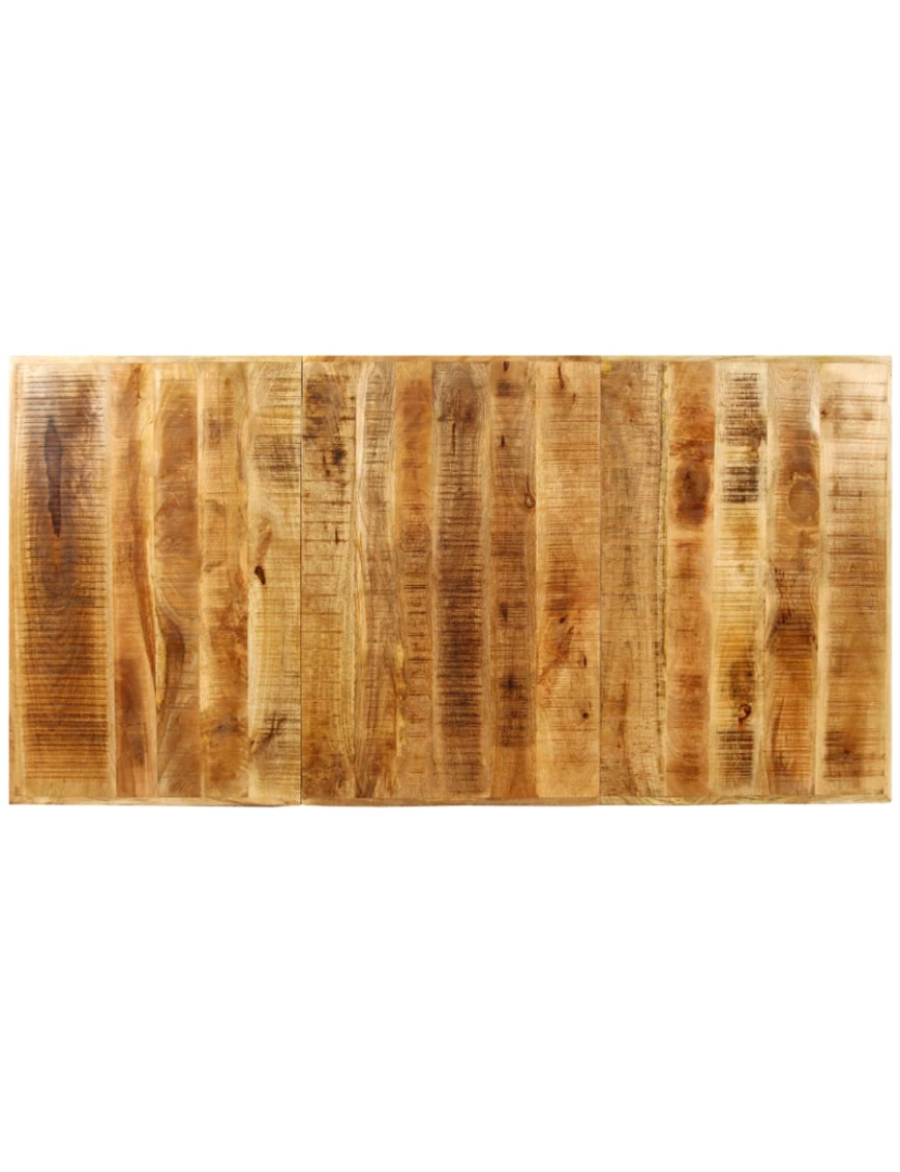 imagem de vidaXL Mesa de jantar madeira de mangueira maciça áspera 180 cm5