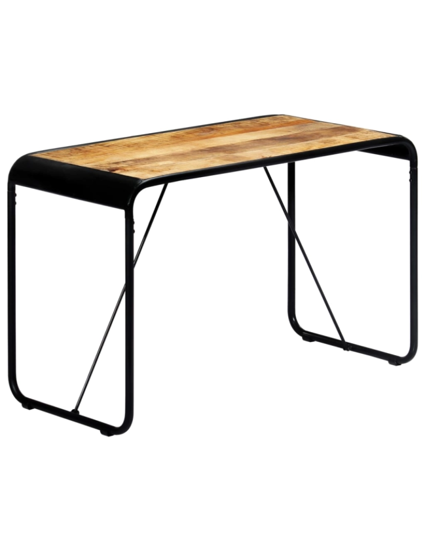 Vidaxl - vidaXL Mesa de jantar 118x60x76 cm madeira de mangueira maciça áspera