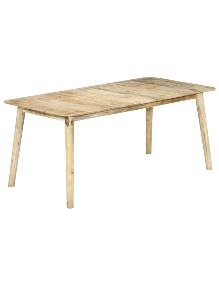 imagem de vidaXL Mesa de jantar madeira de mangueira maciça 180x90x76 cm1