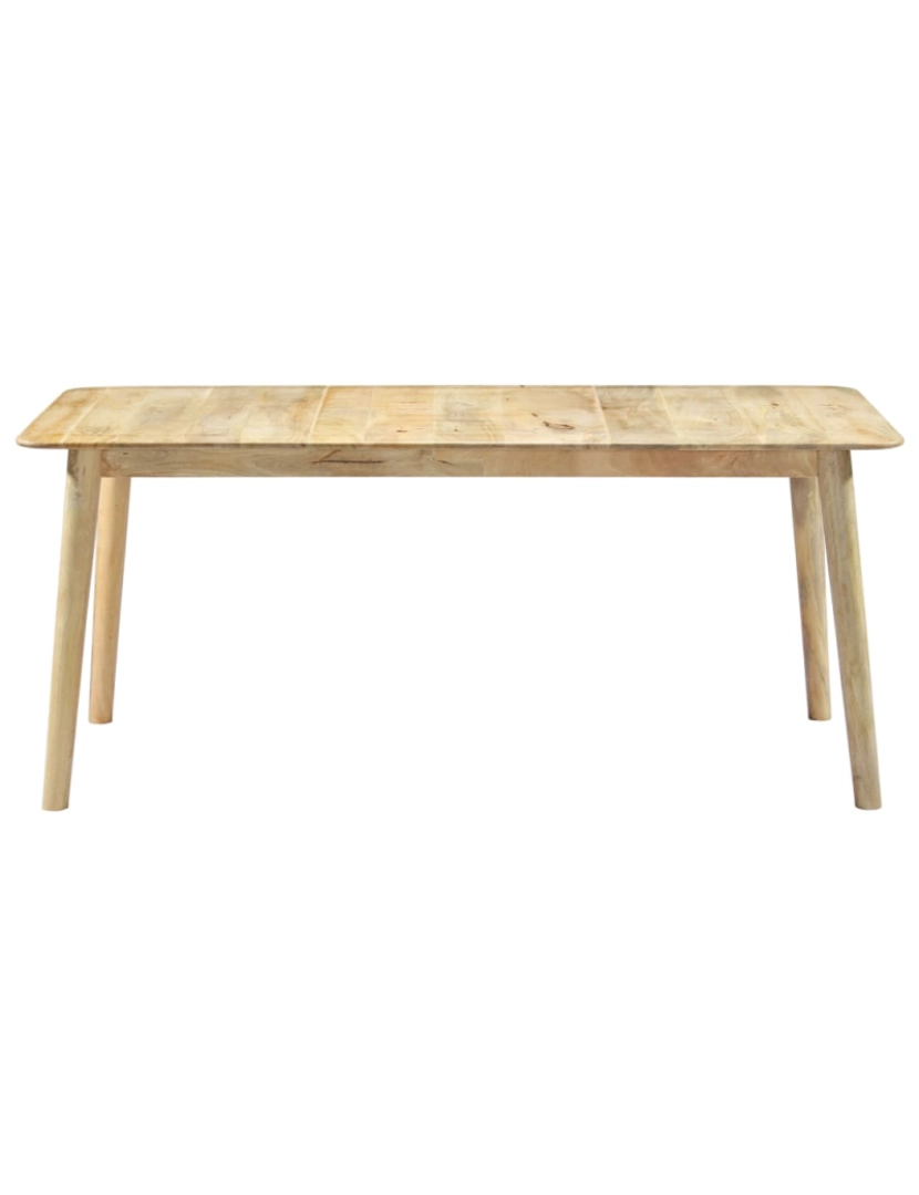 imagem de vidaXL Mesa de jantar madeira de mangueira maciça 180x90x76 cm3