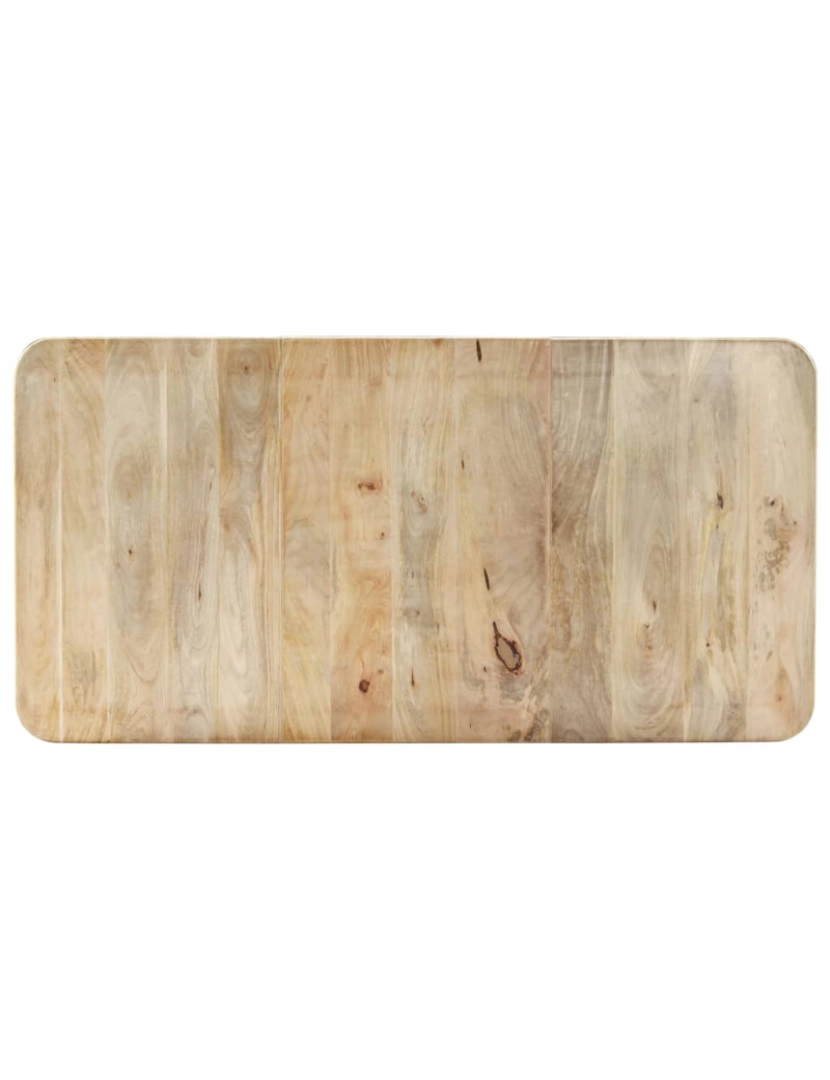 imagem de vidaXL Mesa de jantar madeira de mangueira maciça 180x90x76 cm5