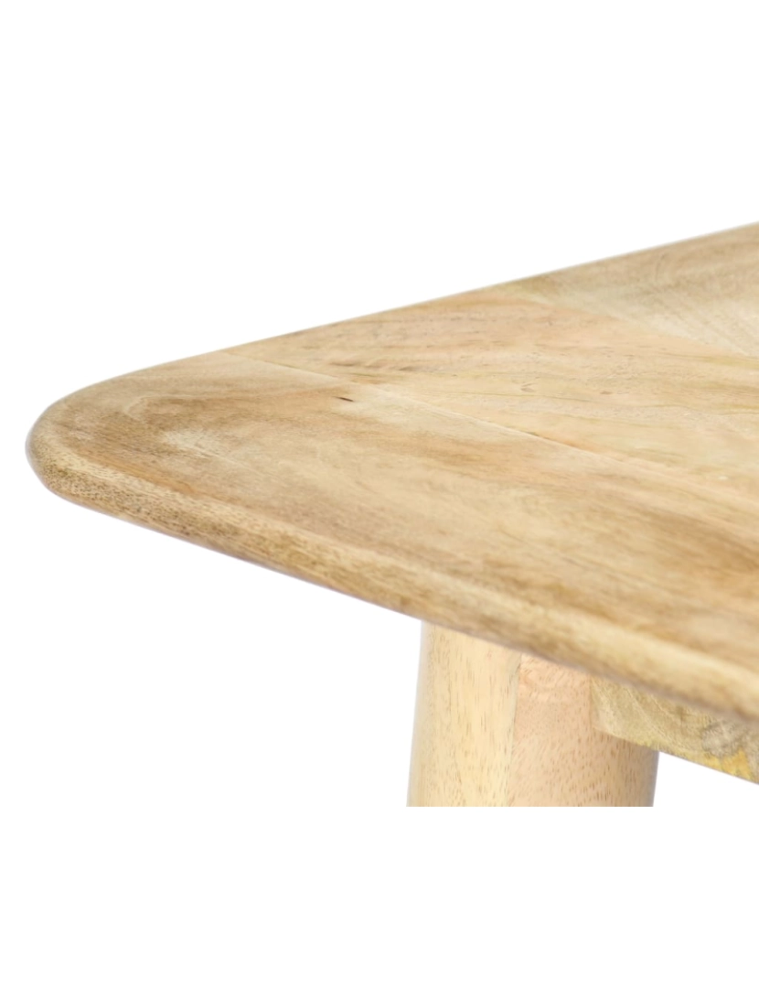 imagem de vidaXL Mesa de jantar madeira de mangueira maciça 180x90x76 cm6