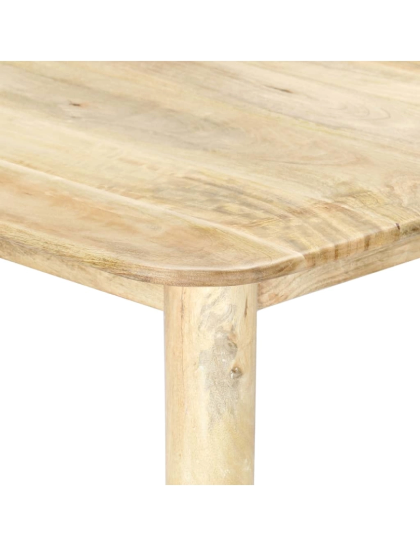 imagem de vidaXL Mesa de jantar madeira de mangueira maciça 180x90x76 cm7
