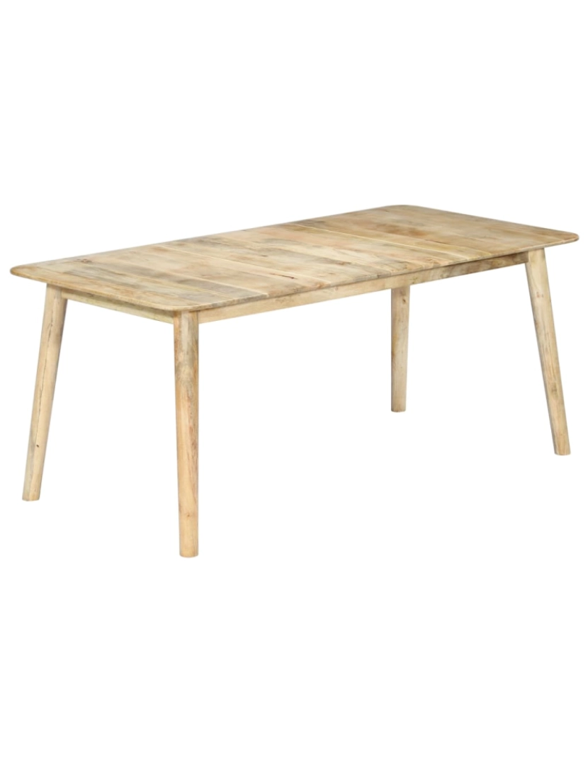 imagem de vidaXL Mesa de jantar madeira de mangueira maciça 180x90x76 cm9