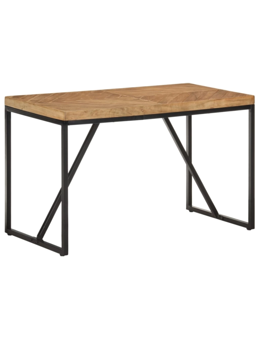 Vidaxl - vidaXL Mesa de jantar 120x60x76 cm madeira acácia maciça e mangueira