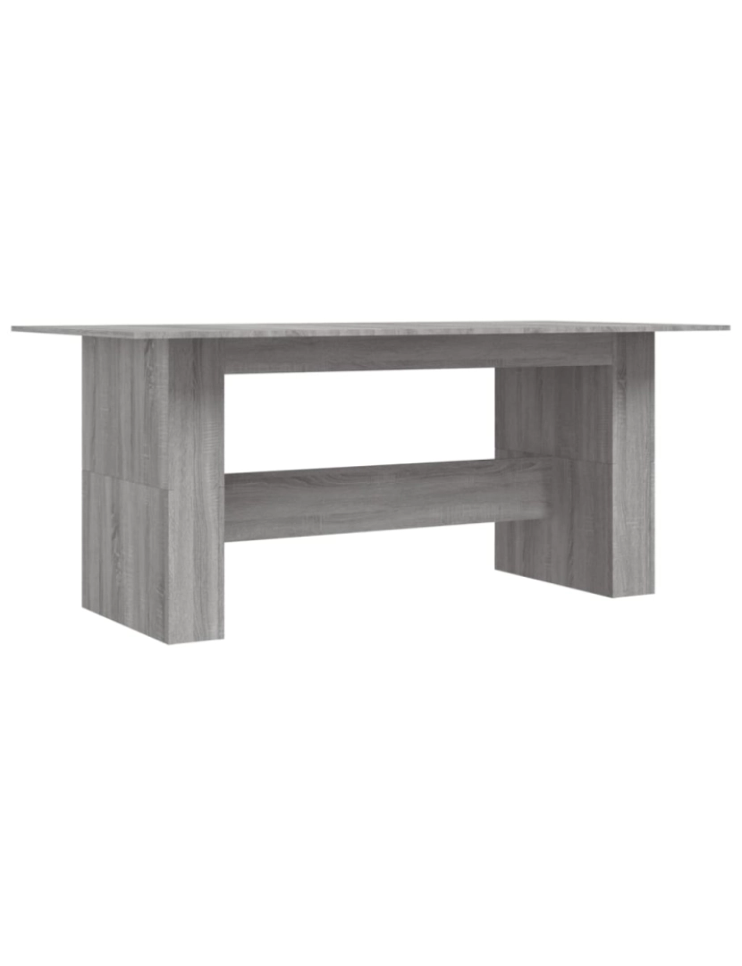 Vidaxl - vidaXL Mesa de jantar 180x90x76 cm derivados de madeira cinza sonoma