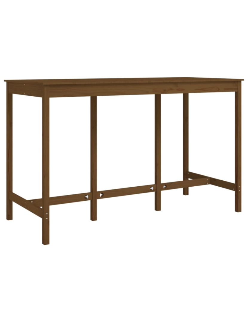 Vidaxl - vidaXL Mesa de bar 180x80x110 cm pinho maciço castanho mel