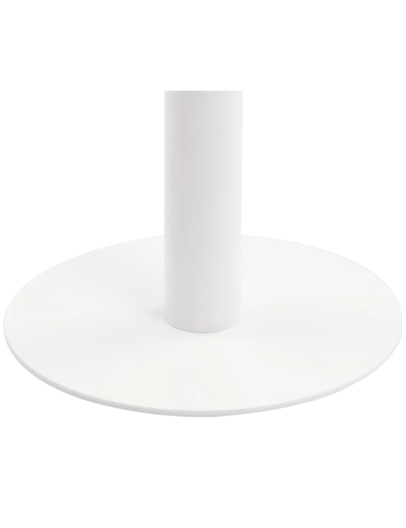 imagem de vidaXL Mesa bistrô 60 cm MDF castanho-claro4