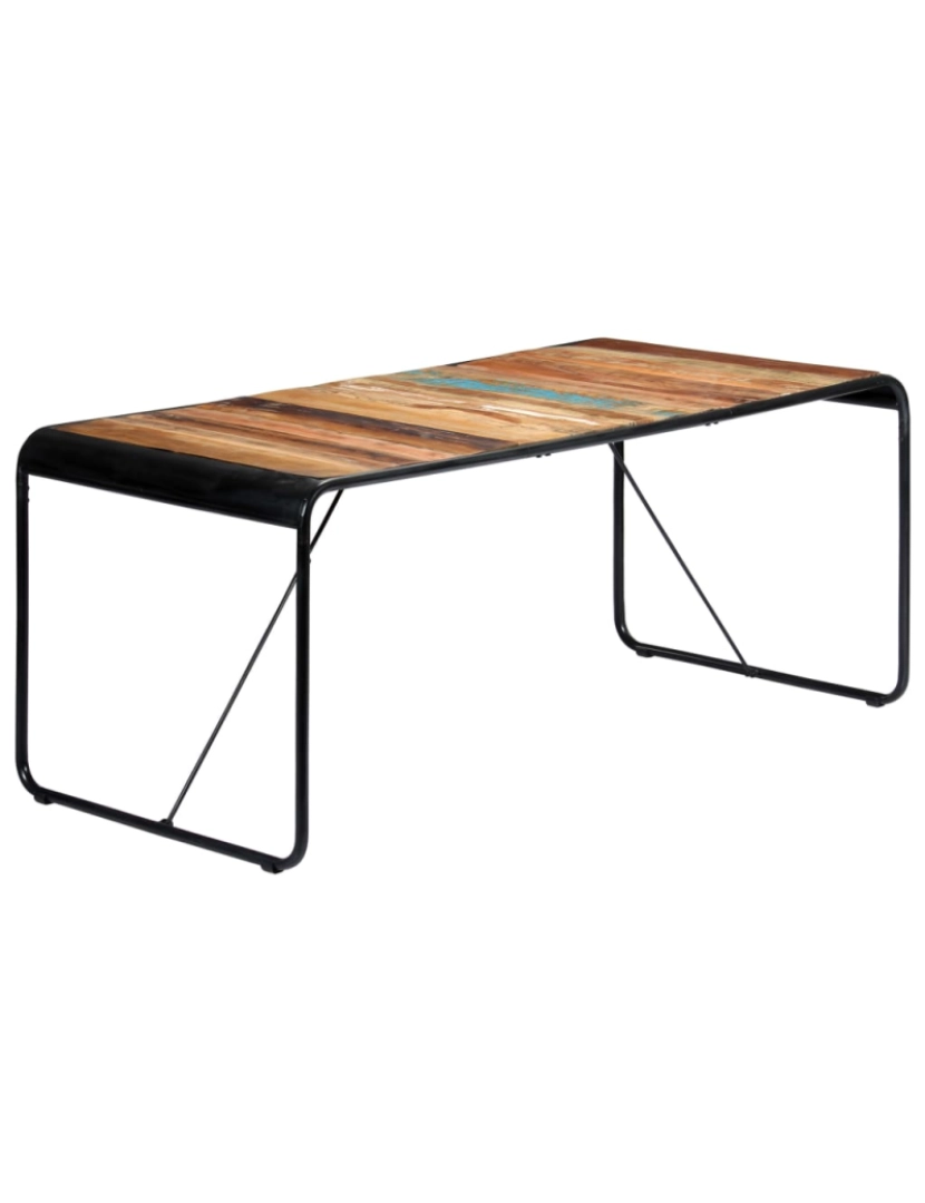 Vidaxl - vidaXL Mesa de jantar 180x90x76 cm madeira recuperada maciça