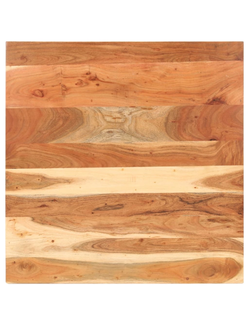 imagem de vidaXL Mesa de bistrô quadrada 80x80x75 cm madeira de acácia maciça4