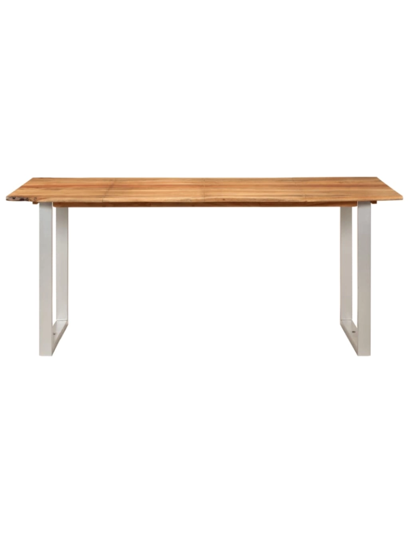 imagem de vidaXL Mesa de jantar 180x90x76 cm madeira de acácia maciça3