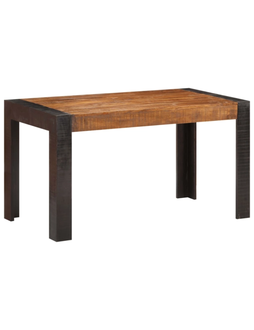 Vidaxl - vidaXL Mesa de jantar 140x70x76 cm madeira de mangueira áspera maciça