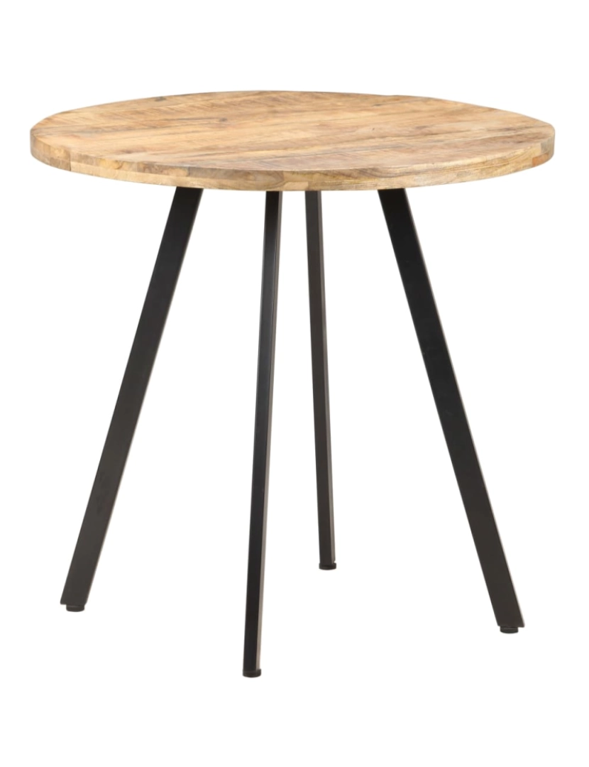 Vidaxl - vidaXL Mesa de jantar 80 cm madeira de mangueira áspera