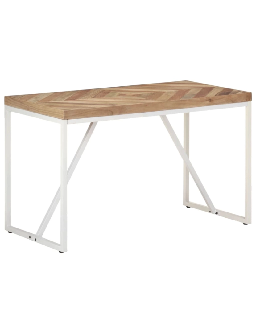 Vidaxl - vidaXL Mesa de jantar 120x60x76 cm madeira acácia maciça e mangueira