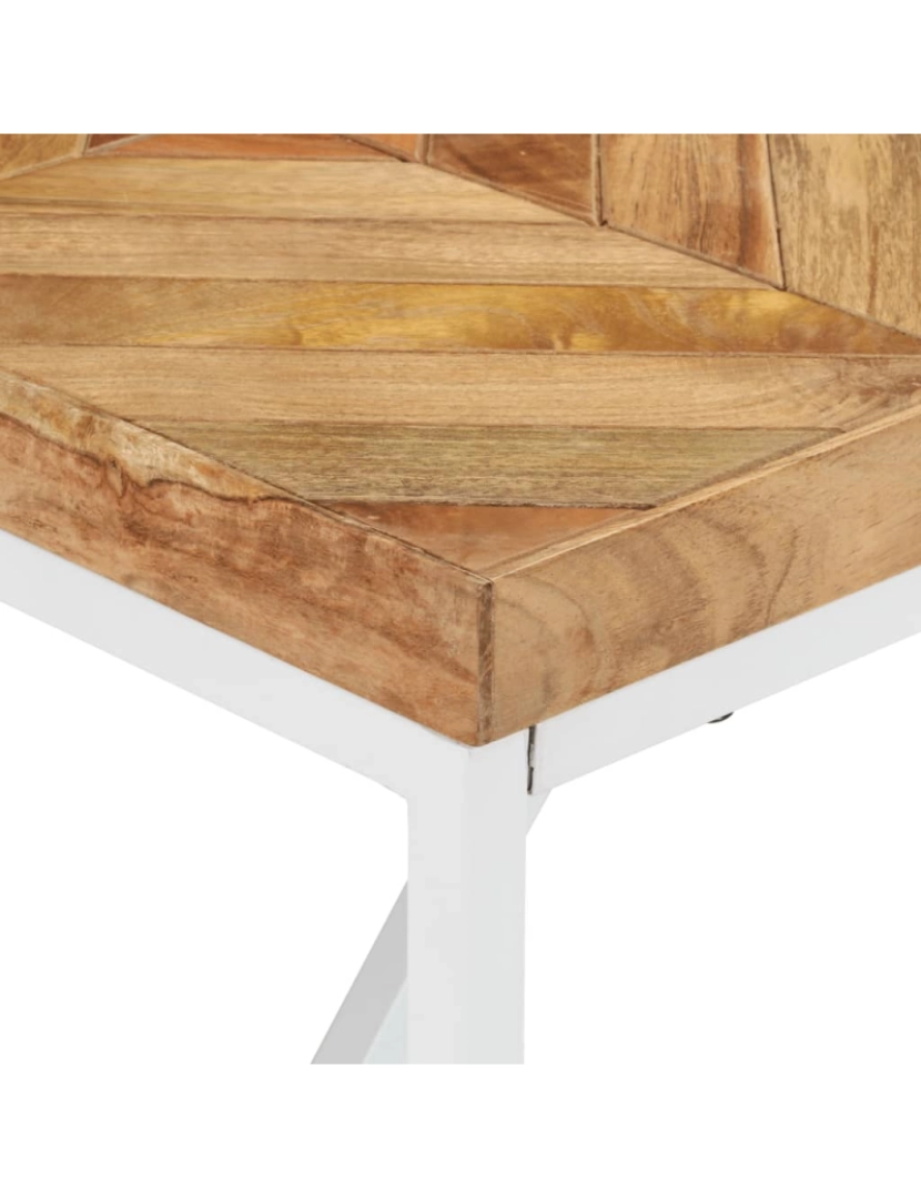 imagem de vidaXL Mesa de jantar 180x90x76 cm madeira acácia maciça e mangueira6