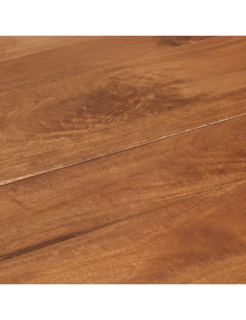 imagem de vidaXL Mesa de jantar redonda 110x76 cm madeira de mangueira maciça8