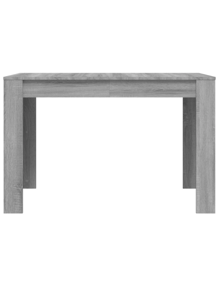 imagem de vidaXL Mesa de jantar 120x60x76 cm derivados de madeira cinza sonoma5