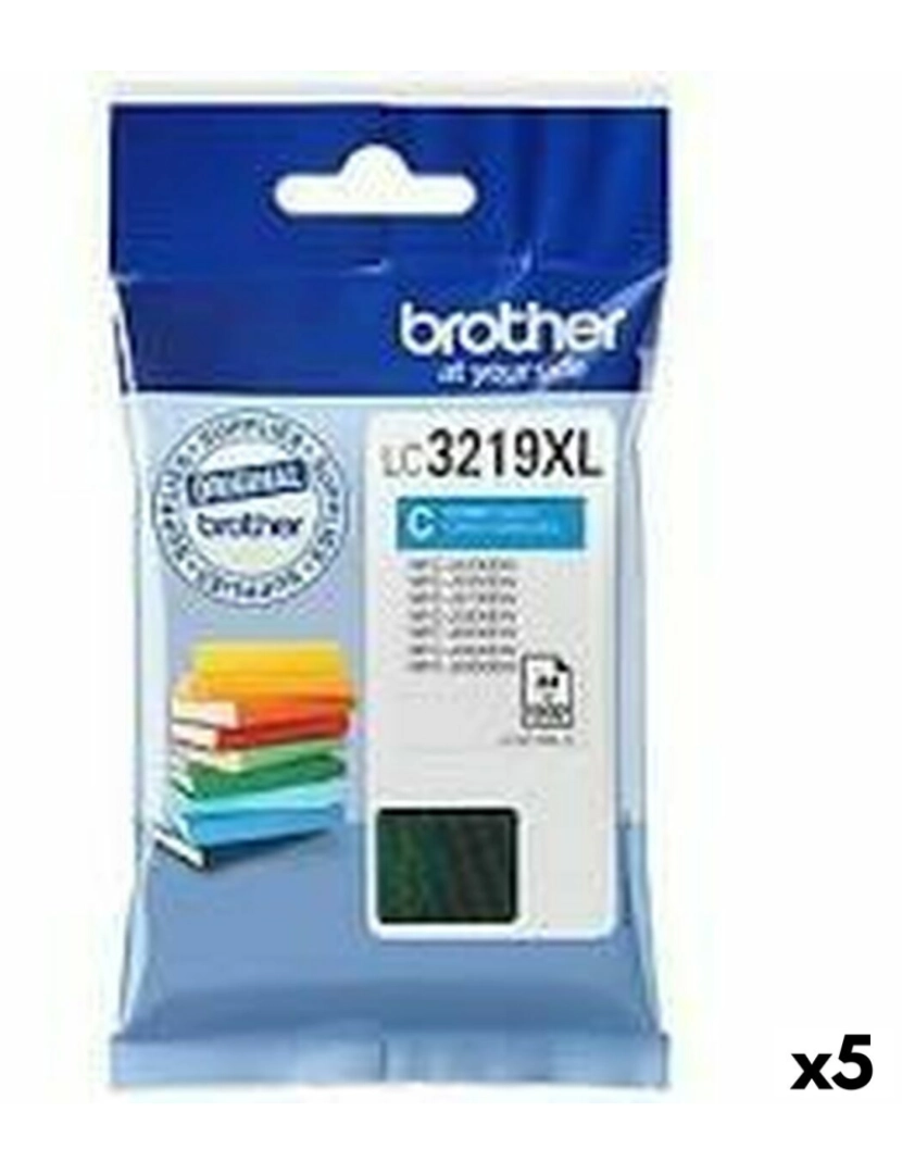 imagem de Tinteiro de Tinta Original Brother LC3219XL Ciano2