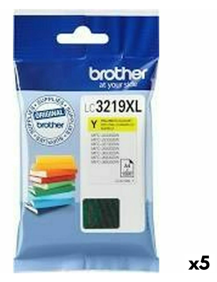 imagem de Tinteiro de Tinta Original Brother LC3219XL Amarelo1