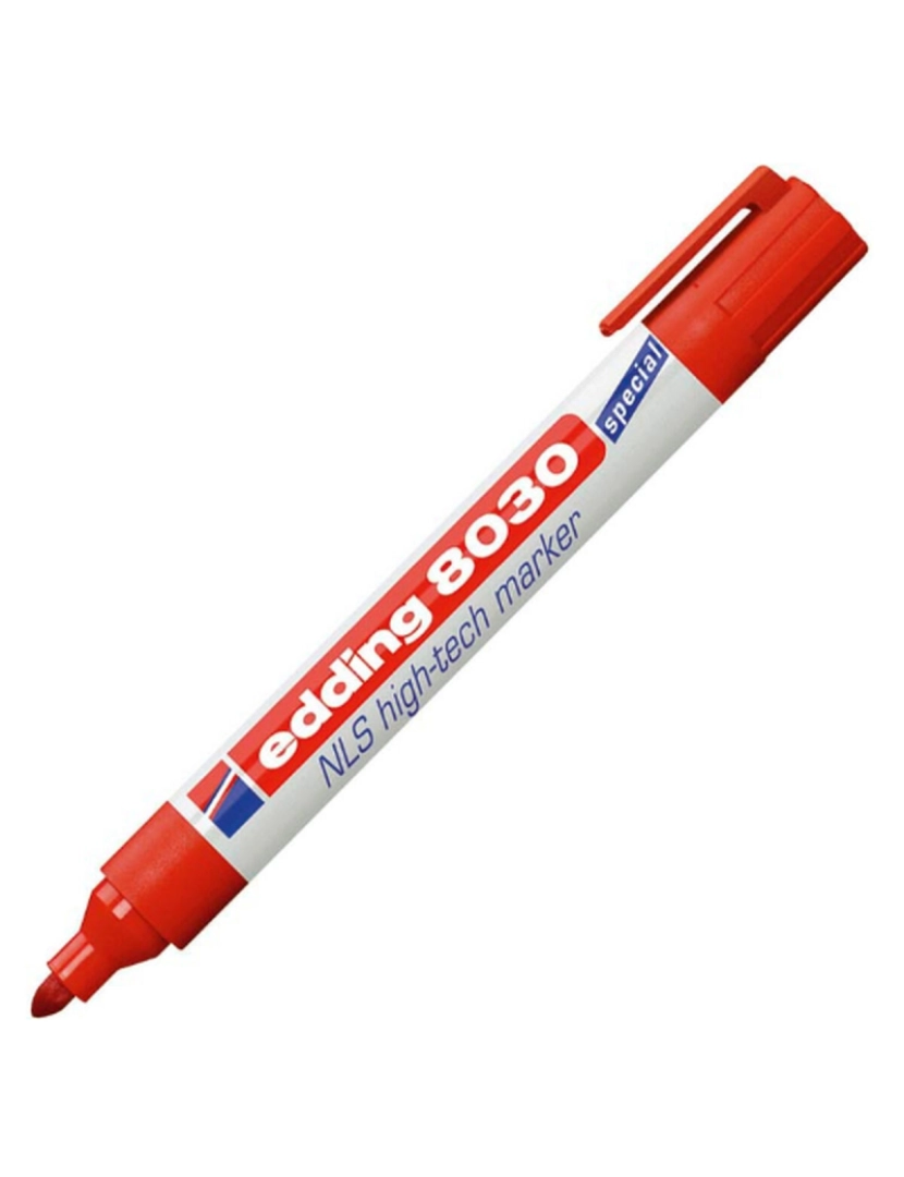 imagem de Rotulador permanente Edding e-8030 Vermelho (10 Unidades)2