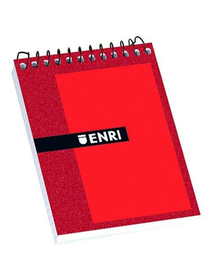 imagem de Bloco de Notas ENRI Vermelho 80 Folhas 4 mm (10 Unidades)2